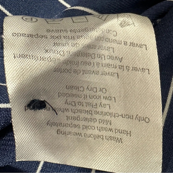 A Pea in the Pod navy striped maternity top, size XS, nautical, spring - Picture 7 of 7